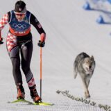 クロスカントリーで選手と共に犬が気持ちよくゴール ~2月第4週のできごと~
